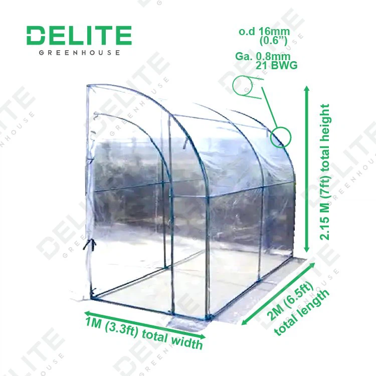 3ft Wide Lean To Greenhouse for Winter