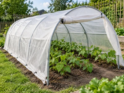 Can garden hoops be used for growing beans?