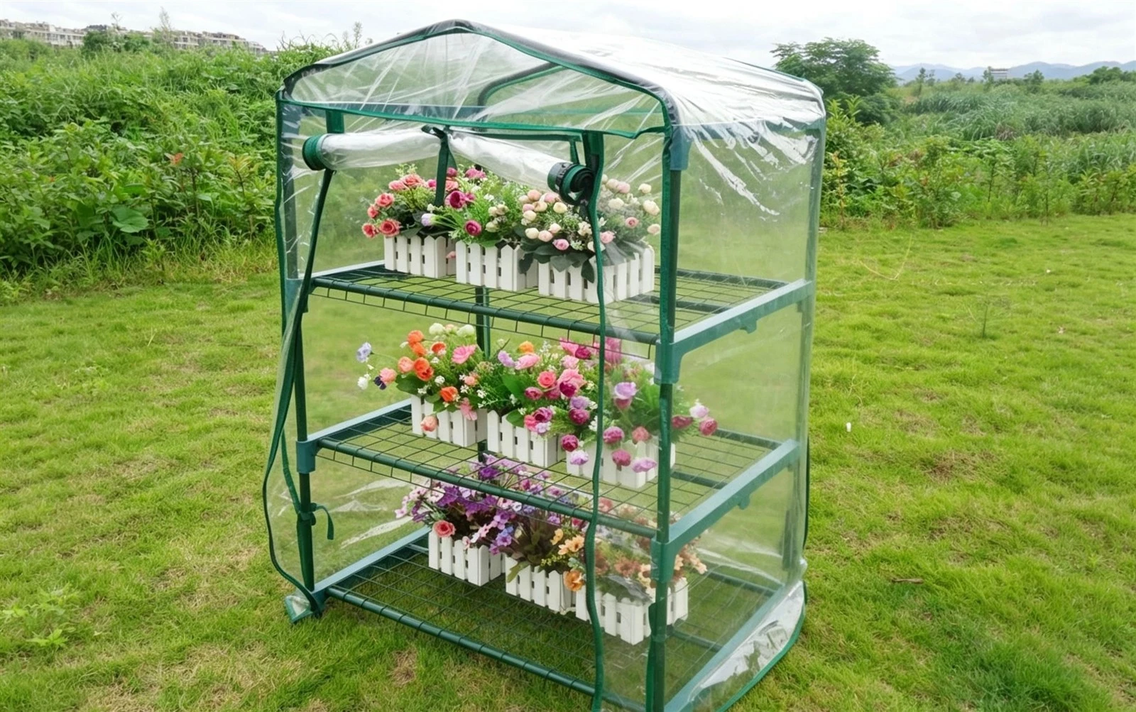 3 Tier Greenhouse compact size 3 Tier Greenhouse compact size
